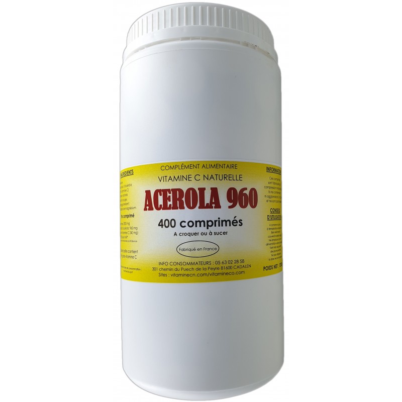 ACEROLA 960 x 400 comprimés