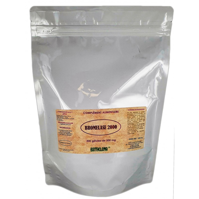 BROMELASE 2000 x 300 gélules BROMELASE 2000 x 300 gélules