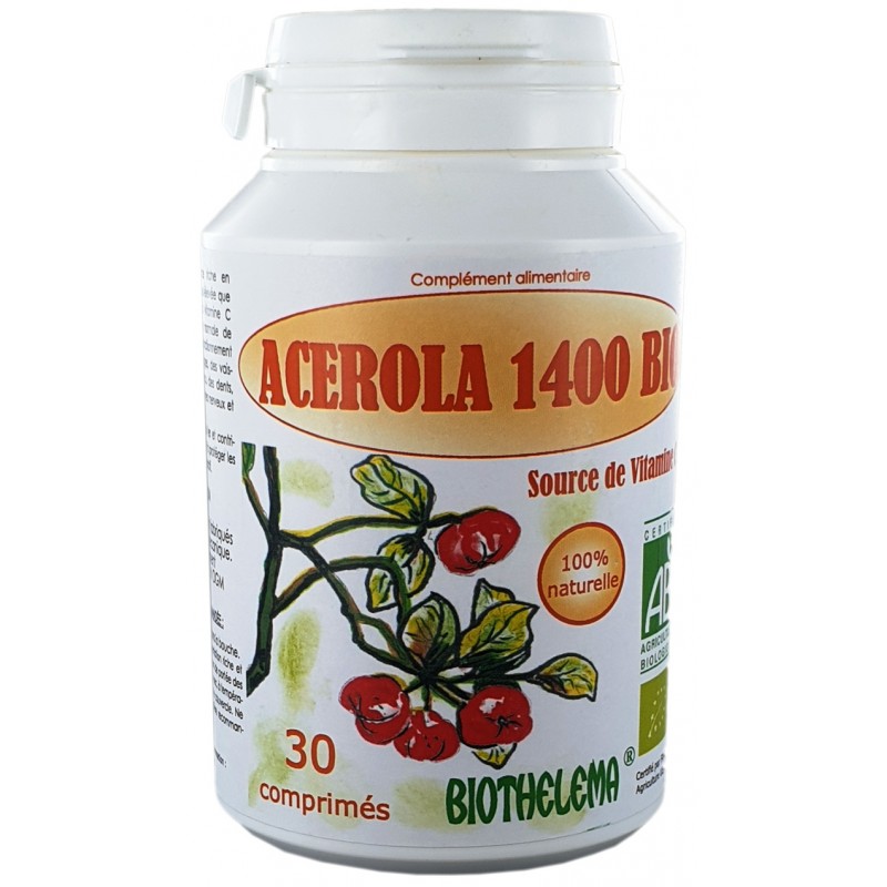 ACEROLA 1400 x 30 comprimés